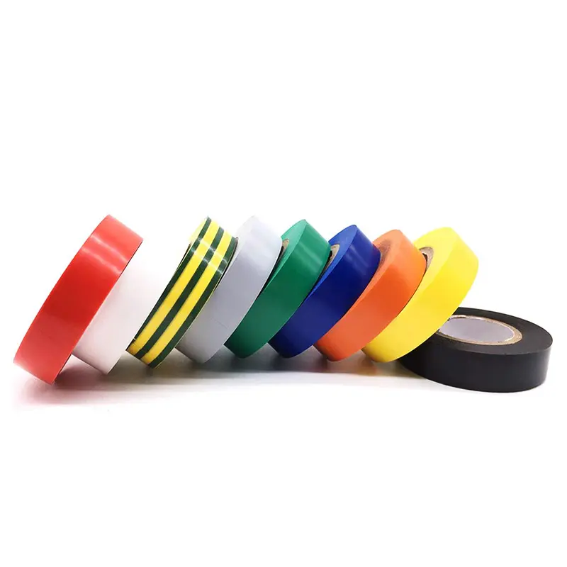 Flame Material Retardant Insulating Self Adhesive Pvc Electrical Insulation Black Tape