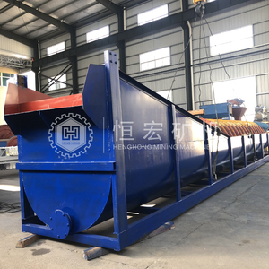 Ad alta efficienza singola doppia vite minerale lavorazione a spirale classificatore per roccia oro rame ferro immersione nucleo motore - Product Image 1