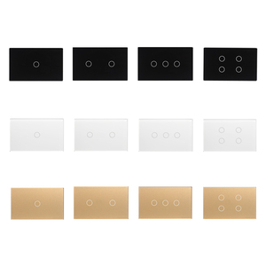 Larkkey Tuya Smart Life US <strong>AU</strong> Standard Touch Switch 1 2 3 4 Gang <strong>Remote</strong> Control Switch WiFi ZigBee Wall Light Switch - Product Image 1