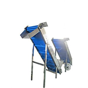 带料斗的钢波纹橡胶斜面Tolva Elevadora侧壁升降机小型斗式提升机皮带输送机 - Product Image 3