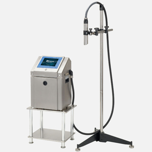 Produktions linie Tinten strahl codierer Tinten strahl drucker mit kleinem Zeichen CIJ-Druckmaschine Ablaufdatum Chargen codier maschine