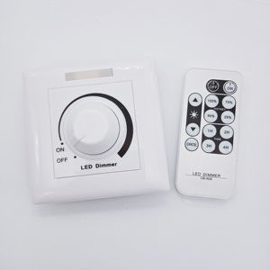 Yüksek gerilim uzaktan IR kumanda LED karartıcı kontrol cihazı 90V ~ 240V tuşları ile 10A pwm sinyali 0-10V akıllı dimmer için LED - Product Image 1