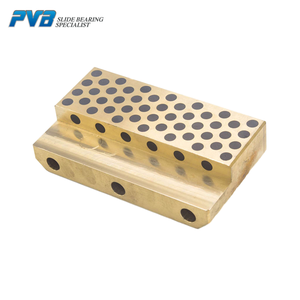 Guías prismáticas STWT C954, lubricante sólido de grafito de bronce, placa sin aceite integrada, 1 unidad - Product Image 5