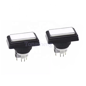 12v Dc <strong>Rectangular</strong> <strong>Button</strong> Badge Durable Arcade 46*27mm Rectangle Illuminated <strong>Led</strong> <strong>Push</strong> <strong>Button</strong> Lights <strong>Push</strong> Switch <strong>Button</strong> - Product Image 1