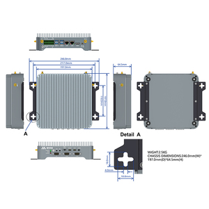 Nviadia Jetson AGX Xavier 32T 32GB LDPPR4 Edge Computing Box Amplia gama de puertos IO M.2 KEY E/M para Computación Industrial - Product Image 5