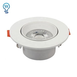 外部屋外調整可能照明5W7WIP54丸型凹型表面壁掛けランプ天井穂軸表面LEDダウンライト