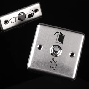 Pulsante di uscita in acciaio inossidabile interruttore a spinta apriscatole apriscatole per blocco magnetico controllo accessi a casa protezione di sicurezza - Product Image 3