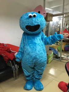 אלמו מפלצת קמע תלבושות נמכר באיכות גבוהה קטיפה אלם קמע תלבושות