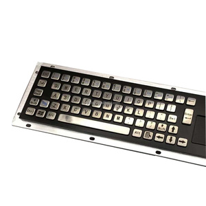Custom IP65 Metal <strong>Keyboard</strong> with Touchpad Control Machine Keypad for <strong>Computer</strong> Applications - Product Image 4