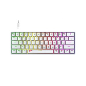哈维特KB867CM 2合1有线彩虹发光二极管背光Rgb机械游戏键盘和鼠标 - Product Image 6