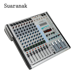 Light 8 Professional Audio Mixer Mixing Console 8チャンネル、EQ内蔵99 DSP LCDディスプレイ、カラオケ用REC DJコントローラー - Product Image 2