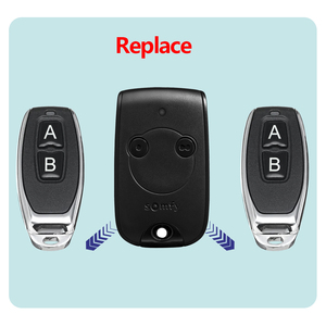 2-Tasten 1527/2240 Lerncode Smart Home 433MHz Hochfrequenz fernbedienung für Türschloss/Haushalts geräte/Auto alarm - Product Image 4