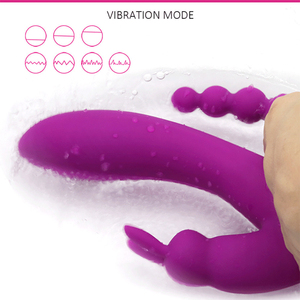 Three Point Stimulation Vibrator <strong>Sex</strong> Toys Female Masturbation Device Rabbit Vibrator for Woman Clitoris Stimulation - Product Image 3