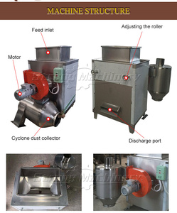 Galleta de granos de cacao y máquina peladora de granos de cacao Winnower Máquina de eliminación de conchas de granos de cacao - Product Image 3