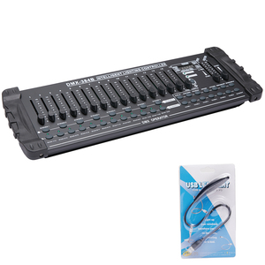 U`King Mini <strong>DMX</strong> Lighting DMX384 <strong>Controllers</strong> for Stage Lighting Effect Equipment <strong>DMX</strong> 384 Control <strong>LED</strong> Running Light <strong>Controller</strong>