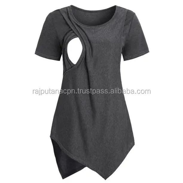 Chaleco de lactancia para mujeres embarazadas, Tops de maternidad, Camiseta de lactancia, camiseta de alimentación para bebés, camiseta de maternidad, Rajputana