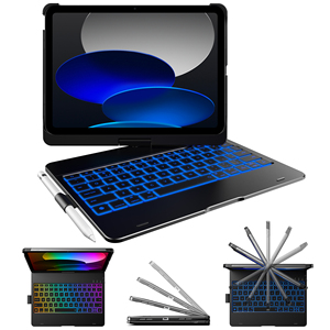 iPad第10代360度旋转外壳键盘iPad 10.9英寸2022 - Product Image 6