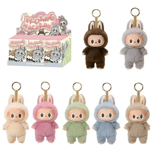 Scannable Blind Mystery Boxes Labubu V3 Gradient Color Plush Doll Pendant Series Anti-counterfeiting Animals <strong>Verification</strong> <strong>Code</strong> - Product Image 6