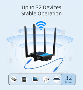 MT7628เราเตอร์ M2M อุตสาหกรรม300Mbps Cat4 4G LTE CPE 2.4GHz Wi-Fi 1 Wan 1 LAN 2พอร์ตมินิ3G 4G ฟังก์ชั่นไฟร์วอลล์ซิมการ์ด
