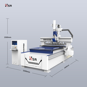 10% Rabatt Holz bearbeitung 9kW Syntec Control System Auto Tool Change Mdf Acryl Atc Cnc Router Maschine - Product Image 3
