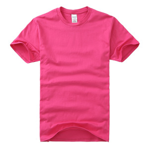 设计女式空白短袖平纹圆领定制t恤高品质棉男式t恤 - Product Image 4