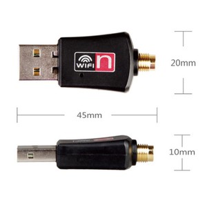 Schede di rete Wireless da 300Mbps 2.4Ghz Dongle Wifi adattatore Wifi USB per schede di rete esterne per computer PC adattatore wifi - Product Image 6