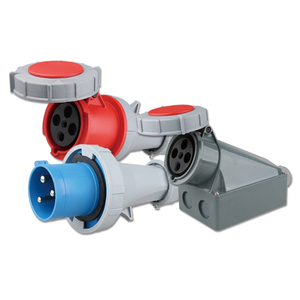 Industrial Waterproof <strong>Socket</strong> Mobile <strong>Socket</strong> IP67 Male/female Connector Aviation Plug <strong>Socket</strong> 4-core 63A - Product Image 2