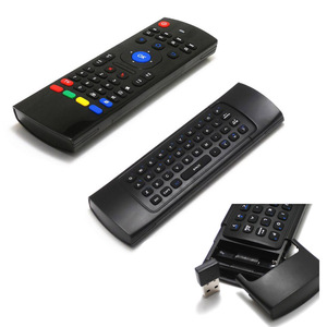 MX3 ratón de aire 2,4G inalámbrico Mini teclado inalámbrico Teclado retroiluminado Control remoto por voz de Google Vcice Control LR de aprendizaje - Product Image 6