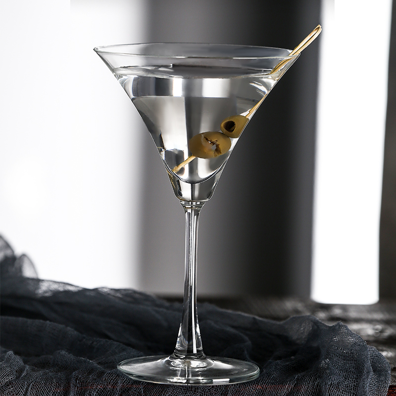 Wholesale custom long stem cocktail international cocktail/martini glass lead-free glass party cup