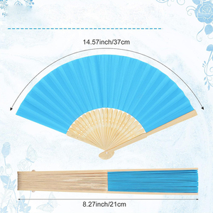 环保婚礼优惠竹扇批量定制标志/文字/图案印刷 - Product Image 5