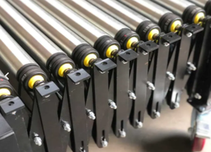 50kg Gravity Express Logistics Powered Roller Conveyor Flexible for Truck <strong>Loading</strong> <strong>Unloading</strong> New for Manufacturing Plant - Product Image 5