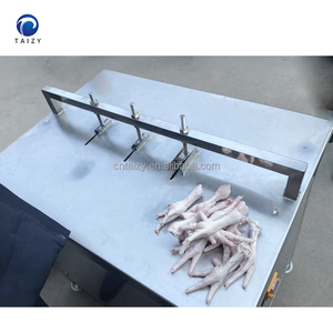Tavuk ayakları için otomatik makine deboning tavuk ayakları kesme makinesi tavuk ayakları pençe kaldır makinesi - Product Image 1