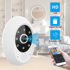 Intercomunicador bidireccional inalámbrico para el hogar, timbre de puerta con sistema de cámara IP, impermeable, autoalimentado
