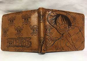 16デザイン高品質アニメモンキーD. Luffy Roronoa ZoroasショートPUエンボスウォレットジッパー付きギフト - Product Image 2