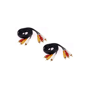 OEM <span class=keywords><strong>3</strong></span> <span class=keywords><strong>RCA</strong></span>公对公电缆AV音频视频复合优质DFC RG59立体声电缆，用于家庭影院DSS接收器<span class=keywords><strong>S</strong></span>-<span class=keywords><strong>Video</strong></span> VCR 5FT