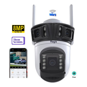 กล้องวงจรปิด3เลนส์3ตัว8MP PTZ Wi-Fi กล้อง CCTV ตรวจจับการเคลื่อนไหวในเวลากลางคืนสีกลางแจ้ง - Product Image 1