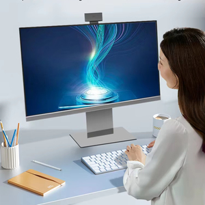 Barebone 24 "オールインワンコンピュータセットビジネスゲームオフィスモノブロックAIO Core I5 DDR4 HDD SDDデスクトップPCオールインワンカメラ付き - Product Image 1