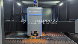 DURMAPRESS автоматическая загрузка и разгрузка 3 кВт обмен полностью закрытая двойная платформа Лазерная резка машина - Product Image 6