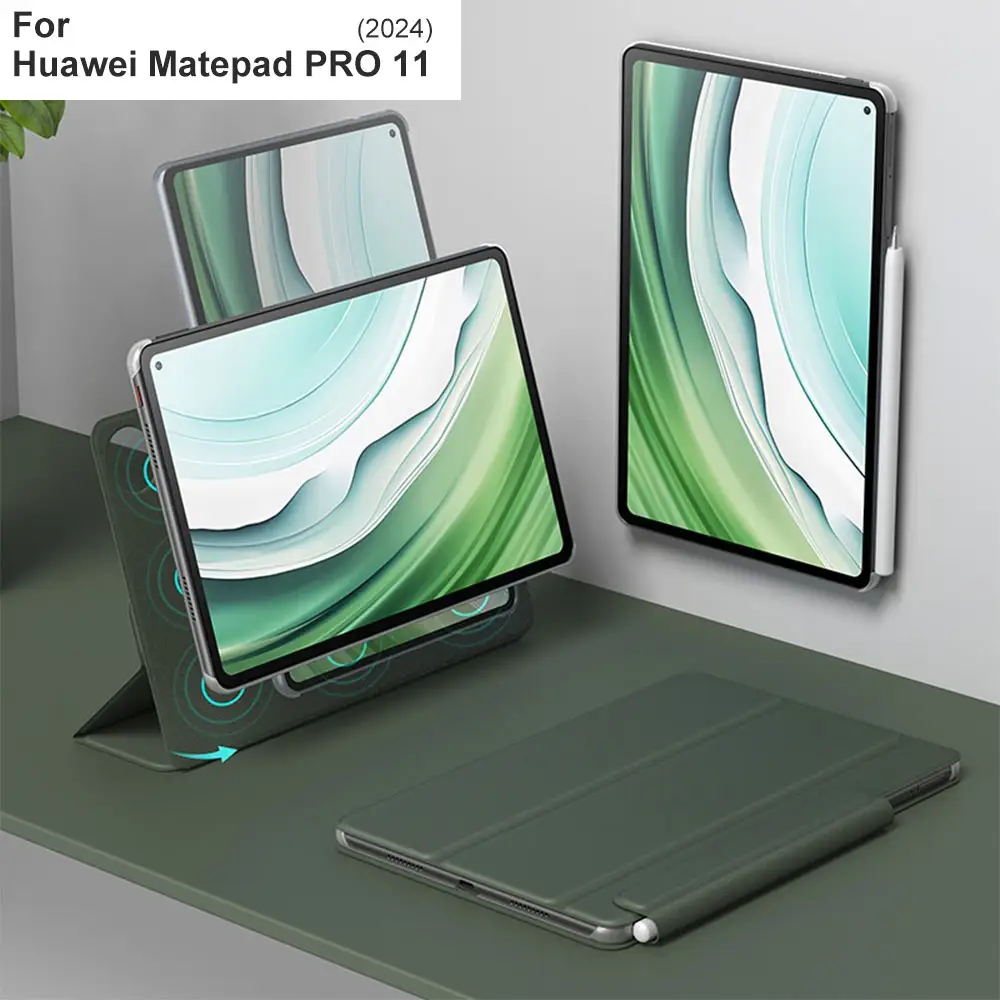 Акриловый Прозрачный чехол для планшета Huawei Matepad Pro 11 прочный складной кожаный чехол на заказ