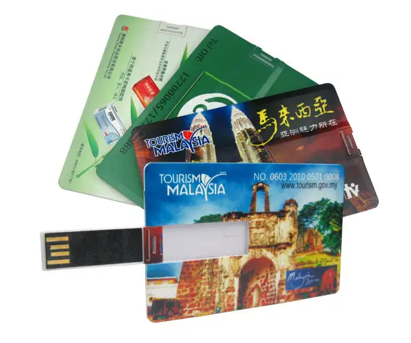 Biglietto da visita a colori chiavetta USB 1G 2G 4G 8G 16G 32GB regali promozionali per regali di nozze via memory stick carta di credito