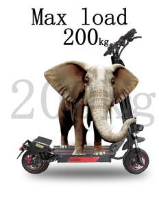 FIEABOR 52v2400W yüksek hızlı Scooter elektrikli su geçirmez hızlı hızlı motor güçlü güç araba elektrikli Scooter - Product Image 5