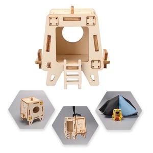 STEM madera DIY creativo programa de exploración de Marte Kit Mars Lander astronomía ciencia aprendizaje regalo para niños - Product Image 2