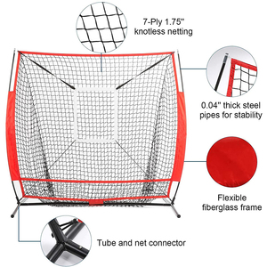 Heiß verkaufte Softball-Übungsnetz-Baseball-Schlag netze mit Batting Tee