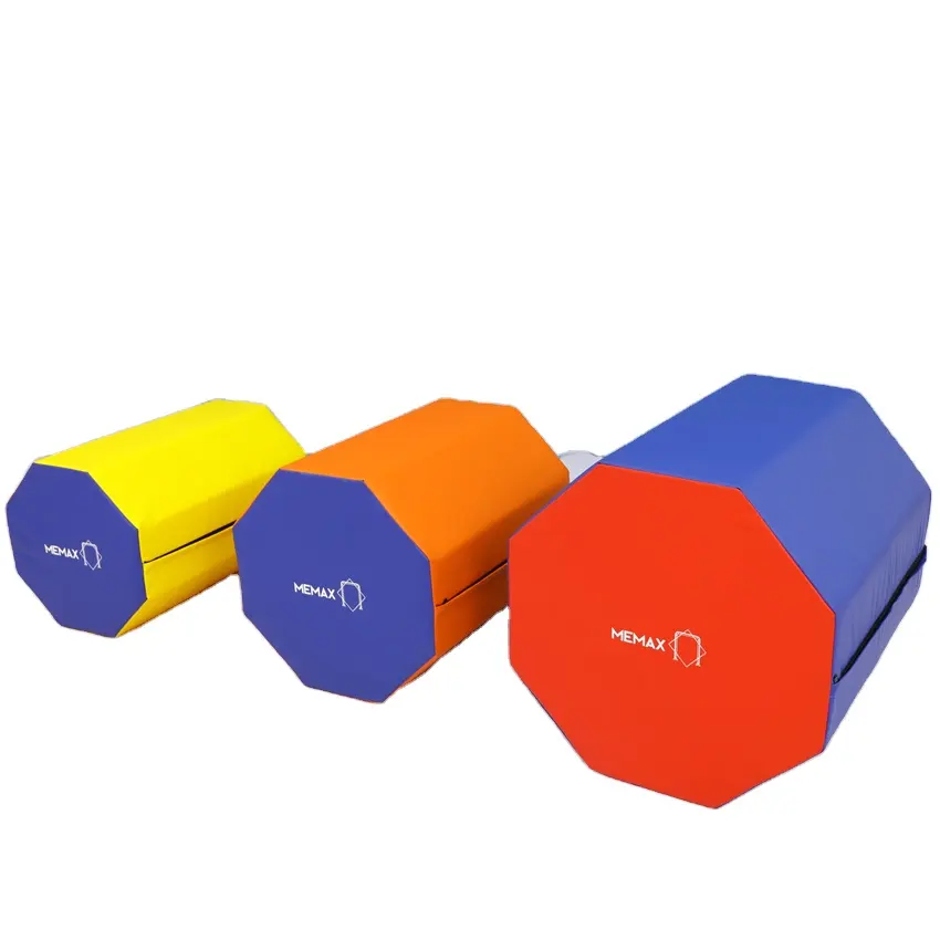 Colchoneta octogonal suave para práctica de gimnasia, equipo de juego en interiores para niños de preescolar