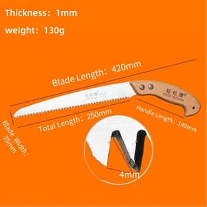 Üreticileri özelleştirmek yeni ahşap saplı testere taşınabilir el testere ahşap testere - Product Image 6