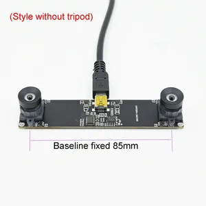 3D Stereo VR Kamera modul Synchron isiert Gleicher Rahmen Dual Lens USB Webcam 2560*720 30fps für Windows Linux Android Raspberry Pi - Product Image 3