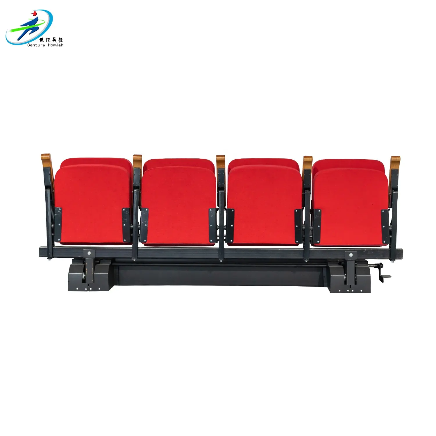 Asientos de teatro baratos a la venta modernos para lugares deportivos, muebles comerciales personalizados, asiento de plástico, silla de comida, bandeja de plástico