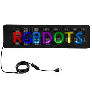 アプリ制御フレキシブルLEDサインボードプログラム可能なメッセージ車用スクロールLEDサインディスプレイデジタルディスプレイLEDマトリックスパネル - Product Image 4