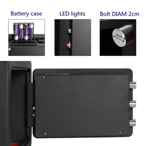 Bán buôn lớn thường vụ Thương mại thép Bio vân tay an toàn hộp kim loại Thiết kế thời trang thương mại két - Product Image 5