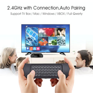 MX3 ratón de aire 2,4G inalámbrico Mini teclado inalámbrico Teclado retroiluminado Control remoto por voz de Google Vcice Control LR de aprendizaje - Product Image 3